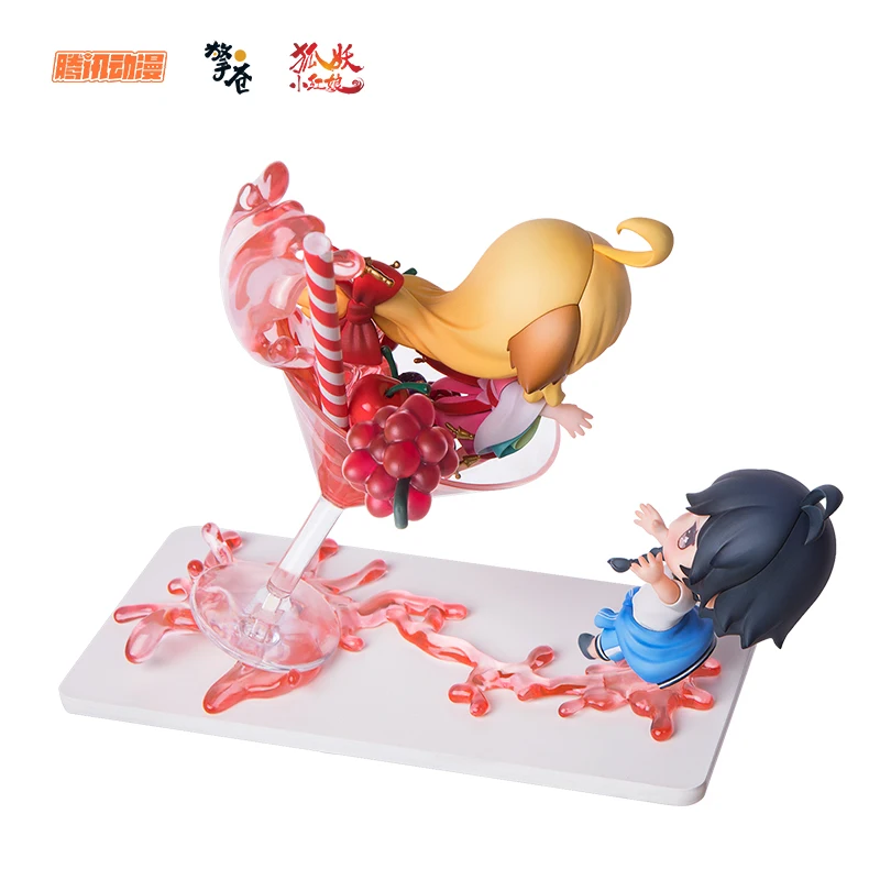 Original QingCang Fox Spirit Matchmaker Tushan Susu Bai Yuechu Anime Figure Doll Birthday Toy Fruit Cup Model Action Figure Gift