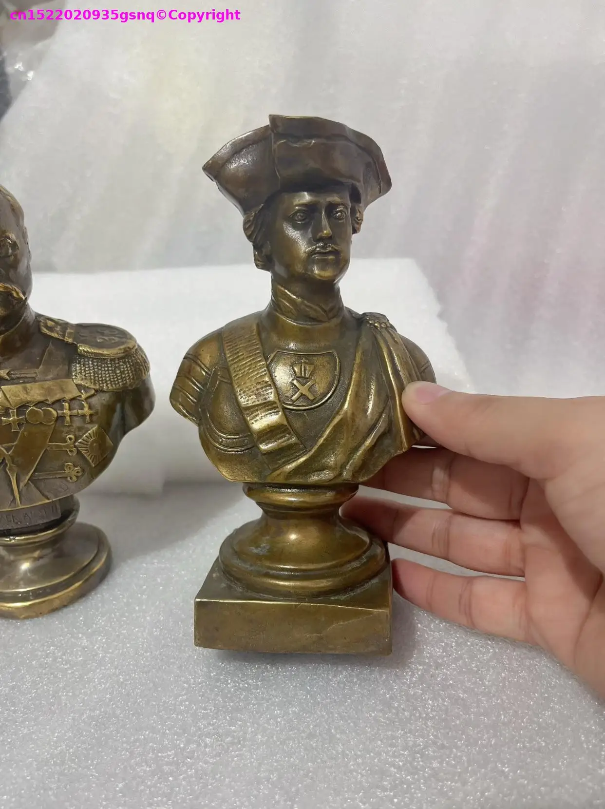 Collection Vintage Bronze sculpture Russia Romanov Dynasty Czar Alexander II Nikolayevich Peter I Alexeyevich figure