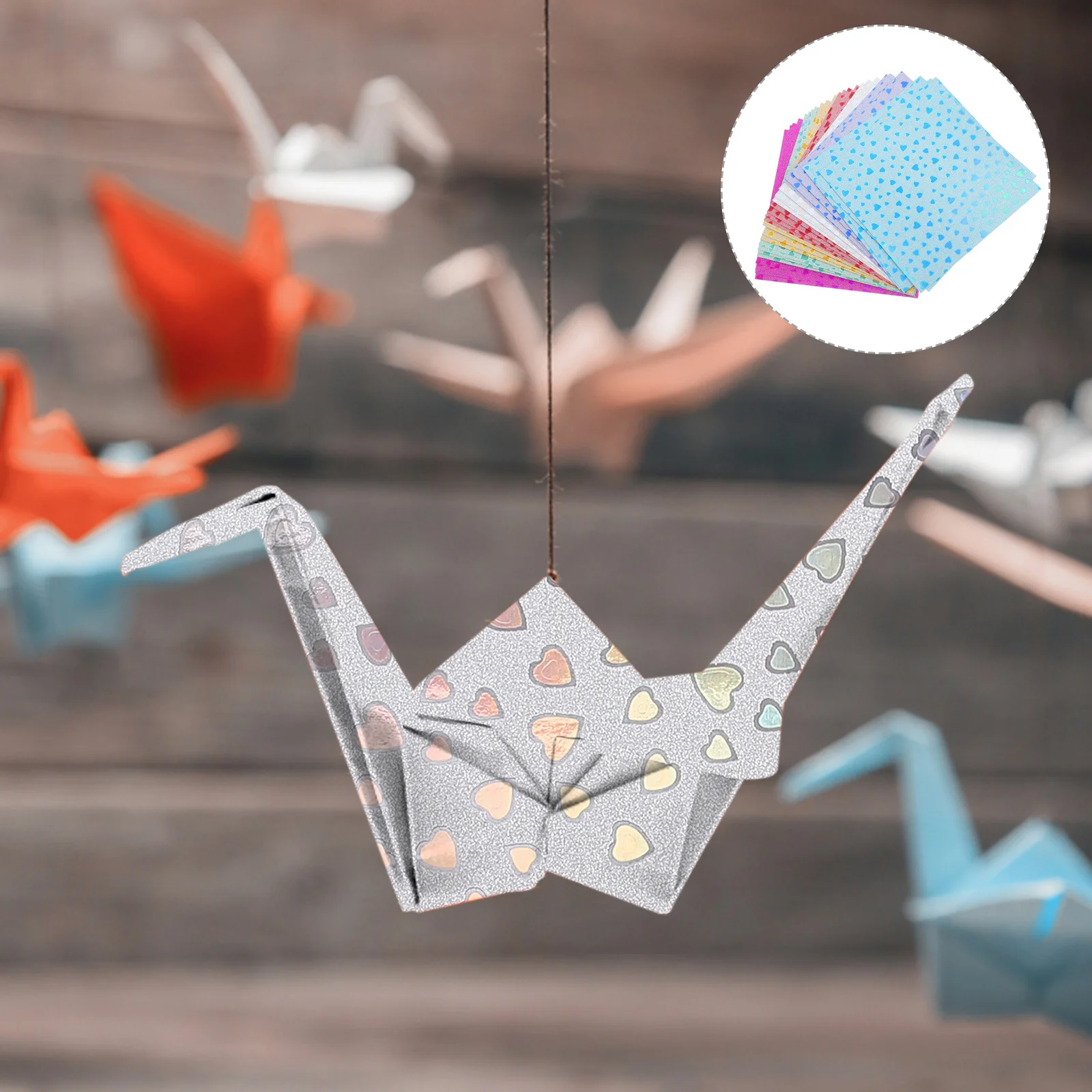 

28Pcs Colored Origami Paper Square Iridescent Shiny Folding Sheets for Kids Crafts DIY Decoration Glitter Cardstock