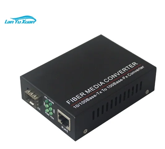 10/100M Media Converter Multi Mode Dual Fiber 1310nm External Power Supply 25km RJ 45 Port