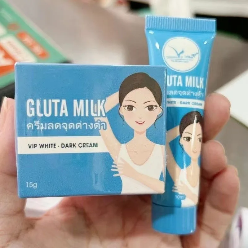 

High quality Vietnam Glutamine Milk White 15g Deep Scrub Kem,+Comes with 01 10ml , to Reduce Black Spot Odor, Underarm Whitening