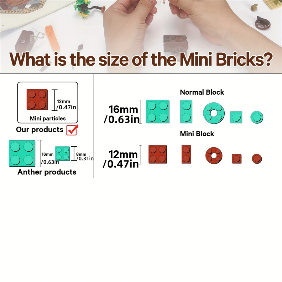 MINI Bricks European Market Street Café Villa Store House Building Blocks City Street View Scene Model Assemble Toy Kid Gifts