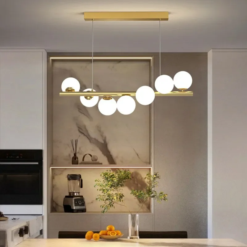 European Home Improvement Led Lighting Creative Dining Room Bedroom Chandelier Bar Island Light  Fixture Multi-head Hanging Lamp