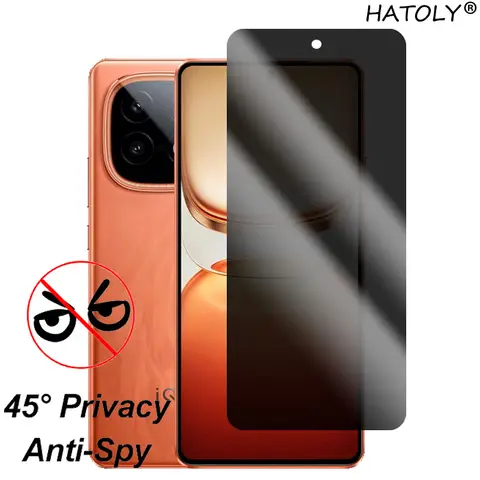 For iQOO Z10 Turbo Glass iQOO Z10 Turbo Screen Protector Privacy Anti-Spy Tempered Glass Camera Lens Film Z10Turbo Z10 Turbo Pro