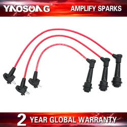 Ignition Coil Spark Plug Wire Set Fits for Lexus IS300 GS300 SC300 Toyota Supra 3.0L UF228 90919-15456 90919-15457 90919-15317