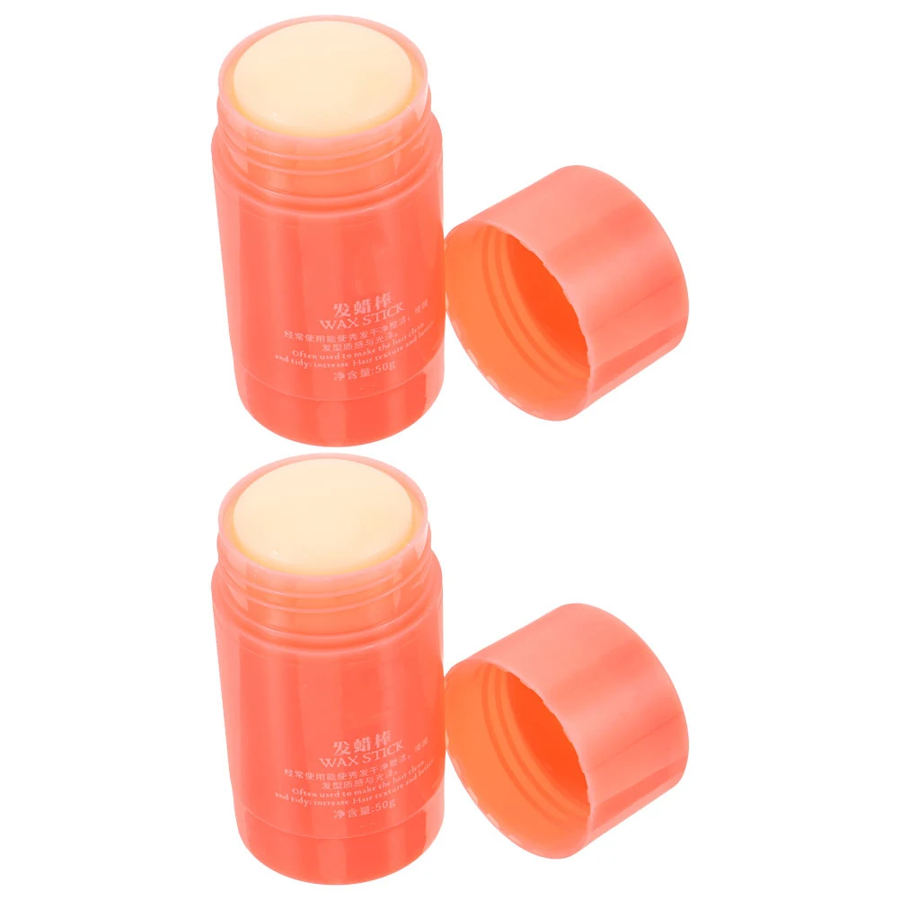 

2pcs Hair Wax Stick Long-Lasting Strong Hold Styling Tool For Flyaways Edges Control Non-Greasy Hair Care Accessory Women Kids