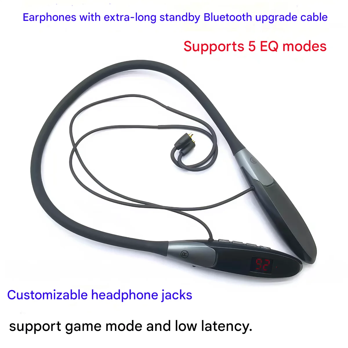 MMCX Modified Bluetooth Upgrade Cable A2DC 0.78 0.75 Port For IE40pro IM50 IE900 IE80S Earphone Cable