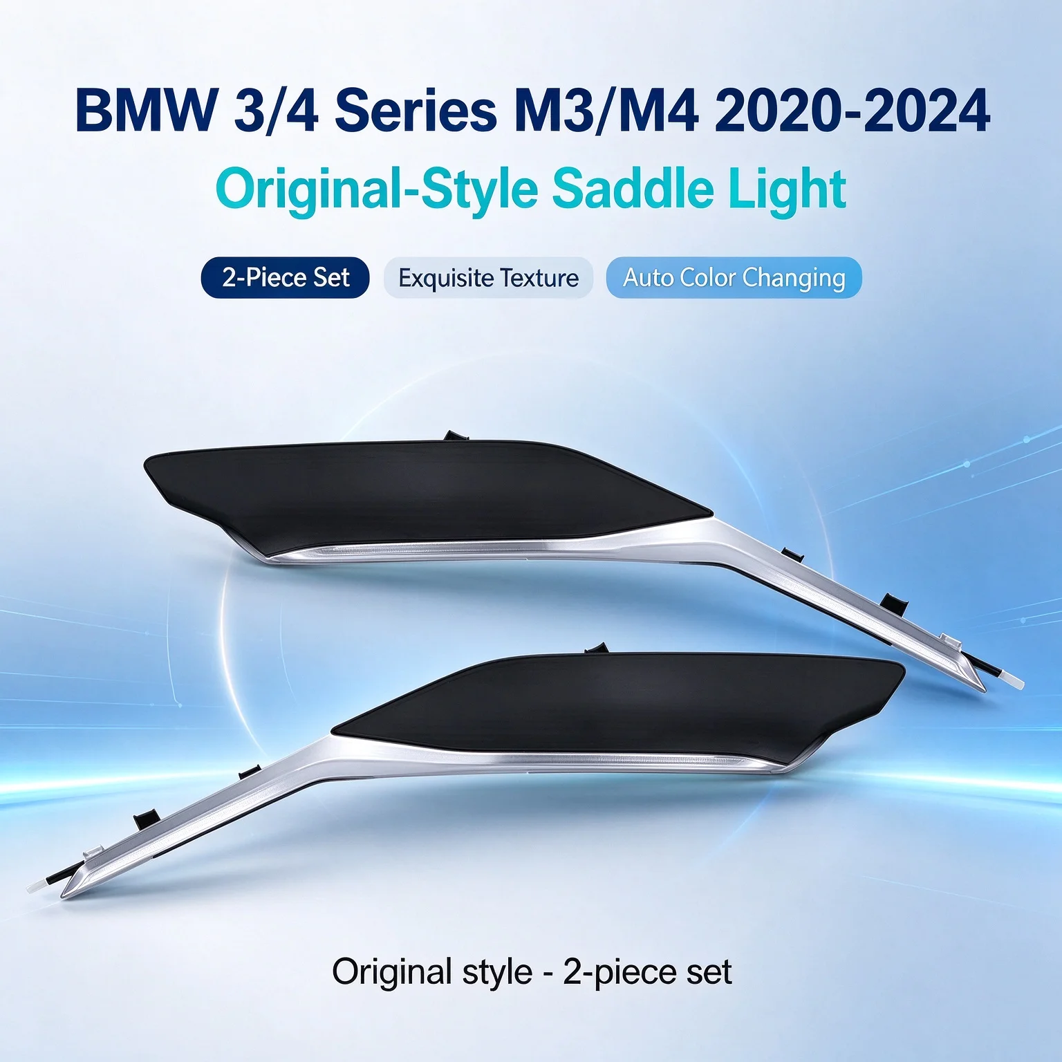 Center Console LED Ambient Light For BMW G20 G22 G80 G82 3 4 Series M3 M4 2020-2024 Plug and Play Car Interior Atmosphere Lamp
