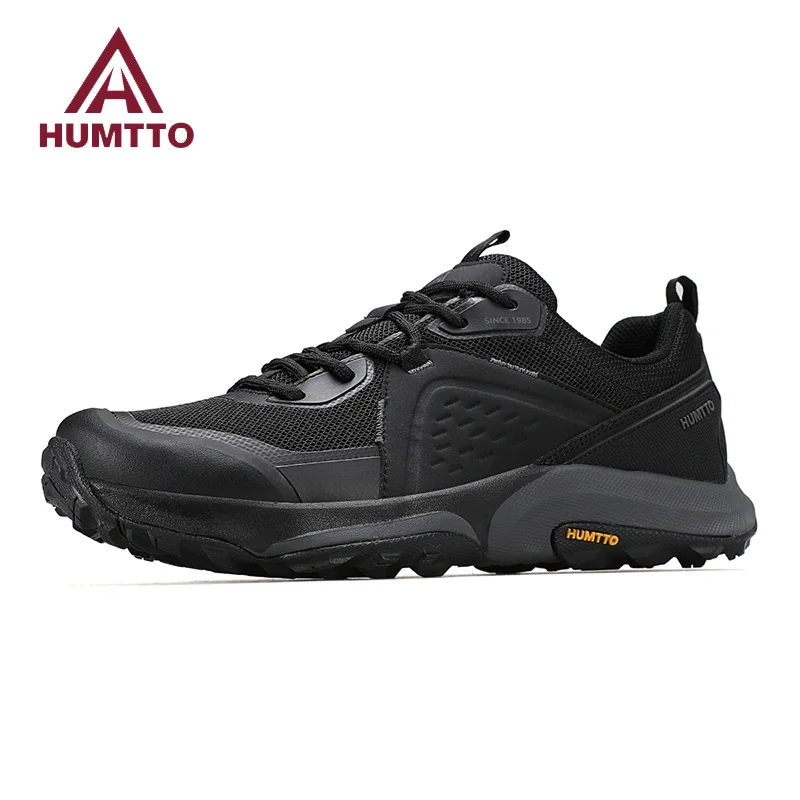 

HUMTTO Cushioning Running Shoes Men Light Casual Trainers Man Breathable Gym Sneakers Black Luxury Designer Men's Sports Shoes