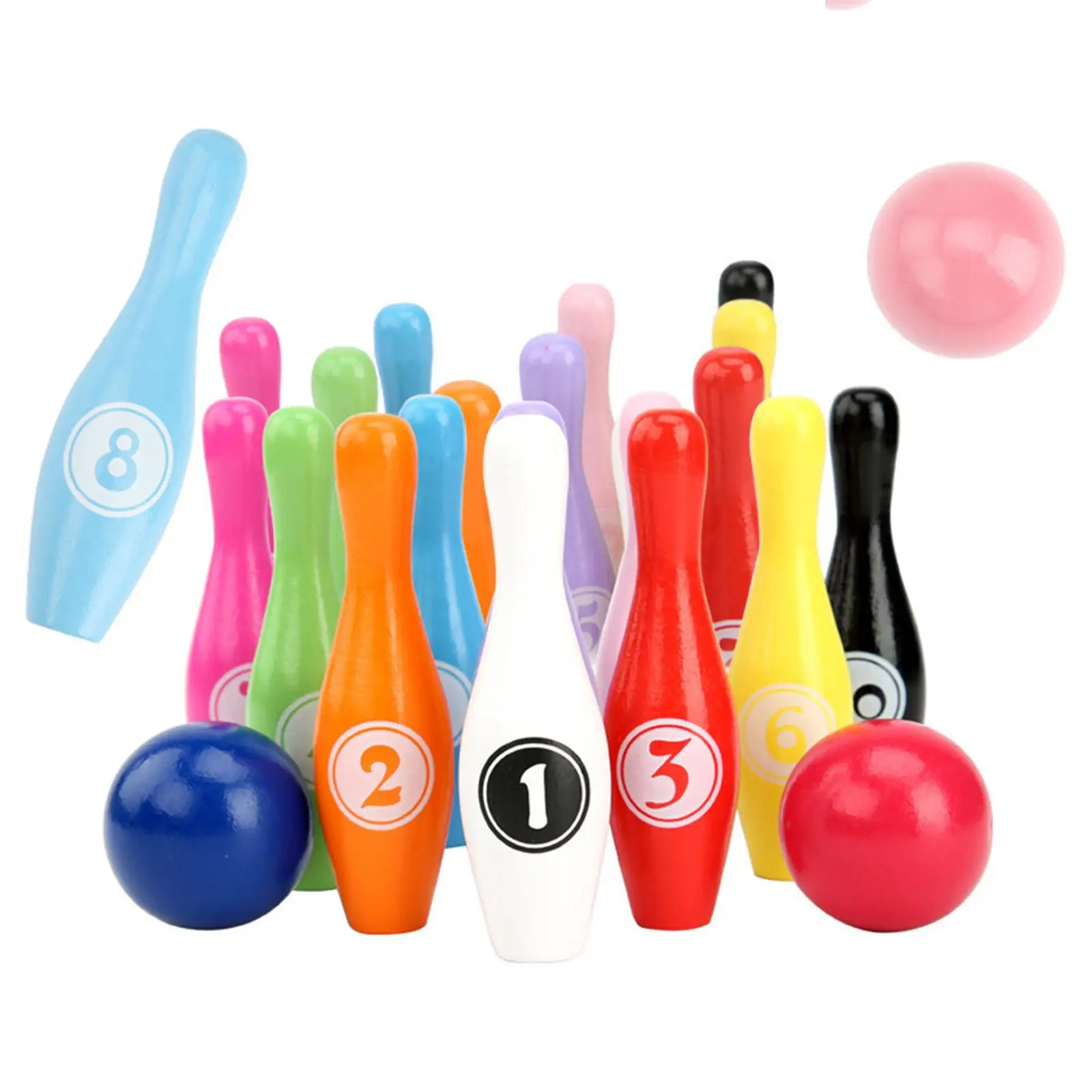 Parent-child toys Wooden Bowling Toys Educational Toy Funny Children Games Kids Toy Sports Fun Activity Games Parent-child toys Wooden Bowling Toys Educational Toy Funny Children Games Kids Toy Sports Fun Activity Games