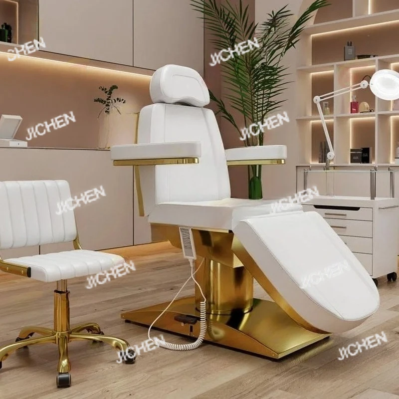 

Salon Beauty Extended Facial Spa Chair Electric Massage Beauty Bed Salon Spa Tattoo Eyelash Bed