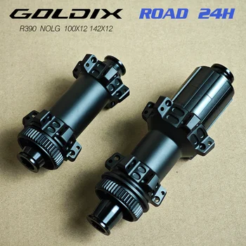 GOLDIX 24홀 밀폐형 베어링 초경량 338g 4-Claw 240 링 로드 자전거 허브 SHIMANO SRAM 11 속도 카세트와 호환 가능