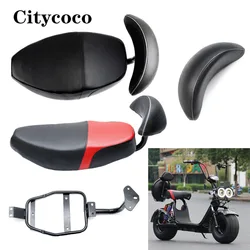 Double Rear Seat Cushion Backrest Extended Integrated Seat Back For Halei Citycoco Scooter Scooter Seat Modified Accessories