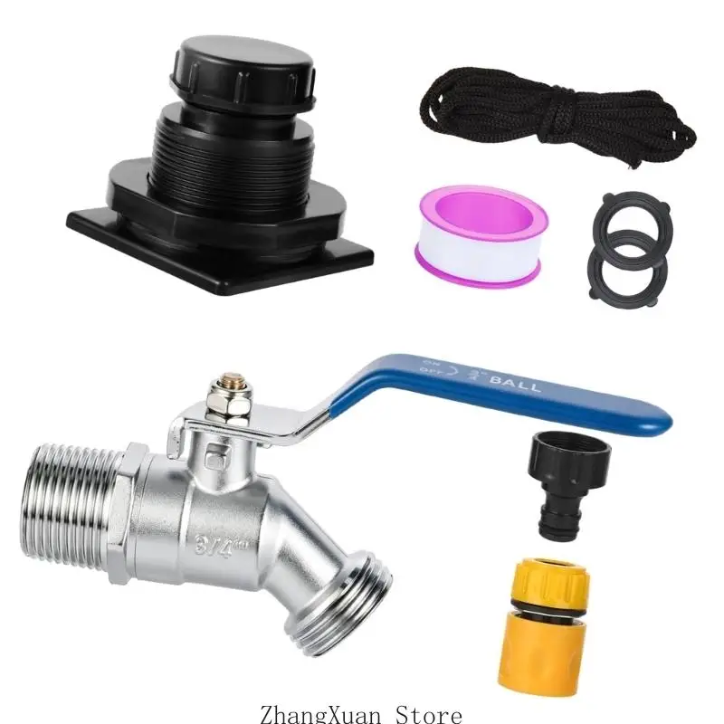 Ablaufadapter-Kit mit Schlauchausgang für die Wasserablasssteuerung des Lagertanks 3XUF – Detail 8