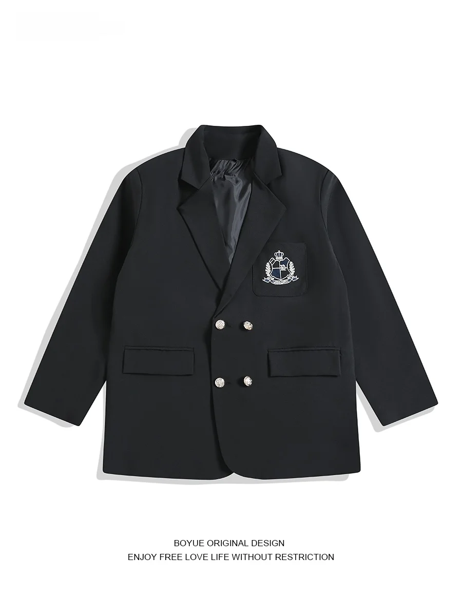 

Boyue Japanese Sle College Wind Jaet Men's Student Casual Large Size High School orm Suit Youth Faion Spring Autumn