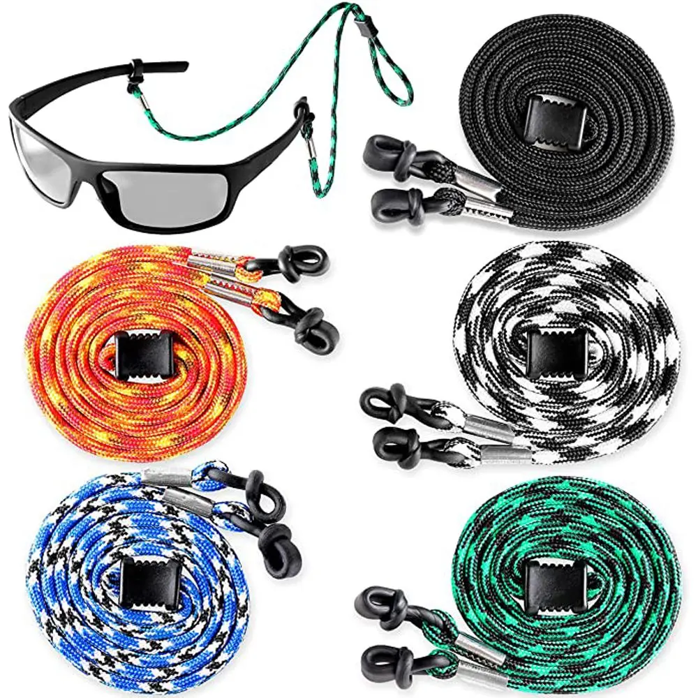 Women Men Sports Glasses Chain Holder Necklace Sunglasses Lanyard Non-slip Reading Glasses Holder Strap Eyewear Braid