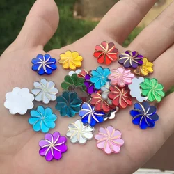 30pcs Flower design acrylic rhinestone Art Rhinestones for DIY 15mm -Z31A
