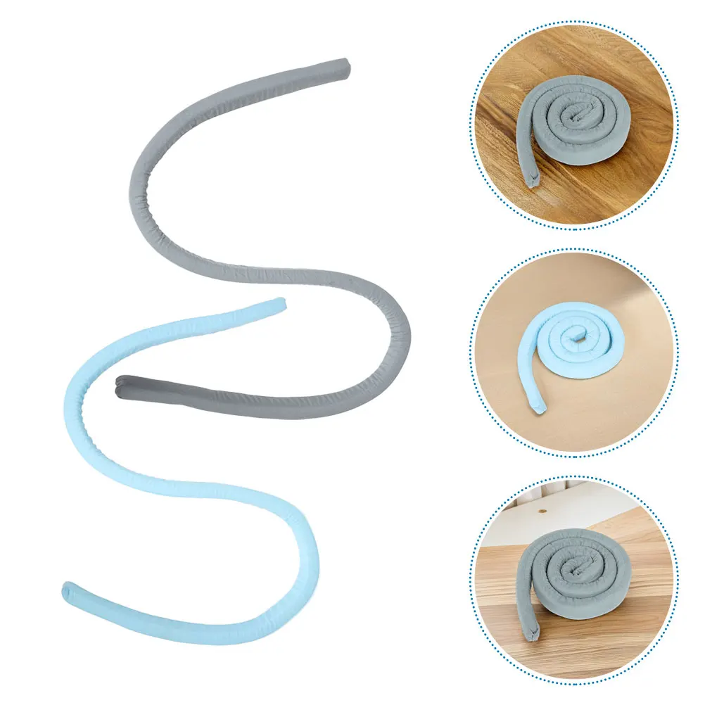 

2pcs Bed Filler Cushion 200Cm Mattress Space Filler Headboard Gap Extender For Cracks Soft Secure Edge Extender Bed