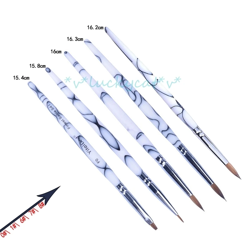 new durable Dental Porcelain Applying Pen Porcelain Ceramic Sable Ermine Brush Pen Set Tool Dental Lab Porcelain Pen mul-model