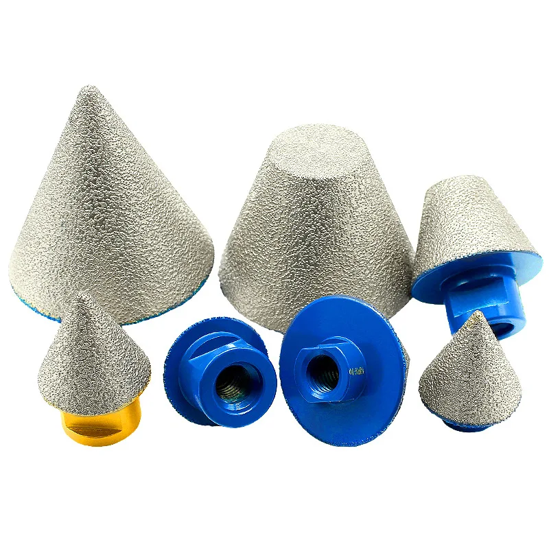 

Vacuum Brazed Quartz Edge Grinding Wheel Diamond Beveling Chamfer Milling Bits Tile Cutter Ceramic Crowns Hole Saw Drill Marble