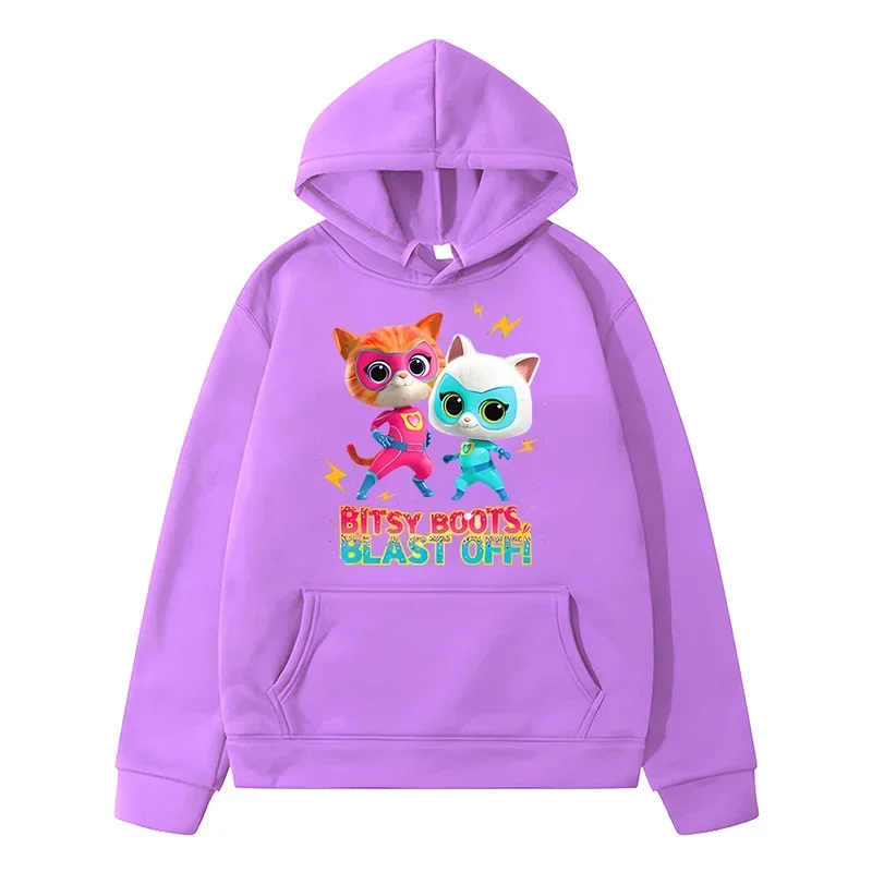 SN60 2023 New Game Super Kitties Kids Hoodies Autumn Sweatshirt Fleece Pullover anime hoodie y2k sudadera boys girls clothes 1 &
