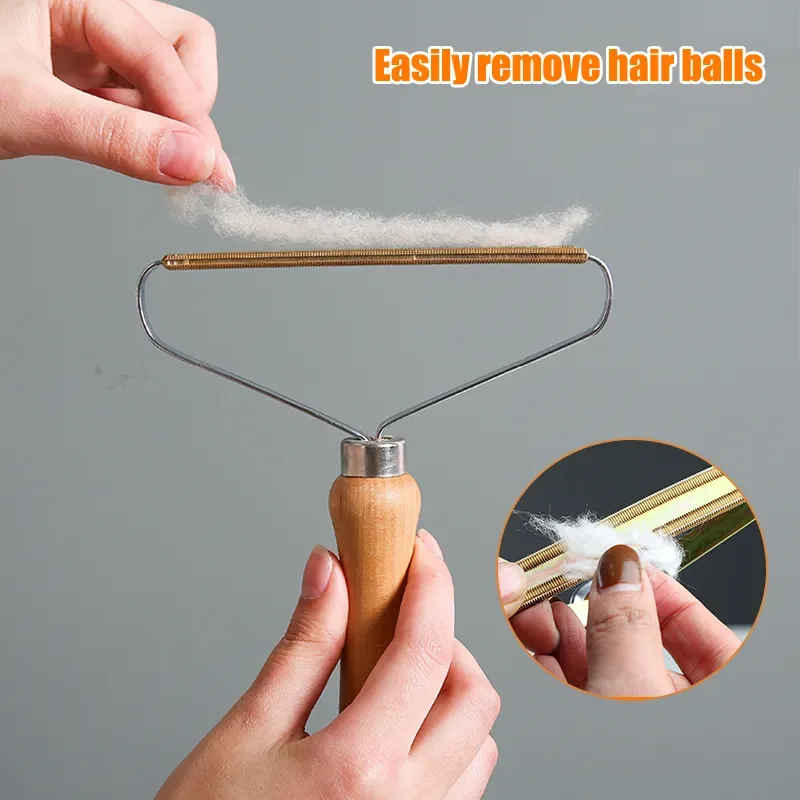 Portable Lint Remover Pet Hair Remover Brush Carpet Wool Coat Clothes Lint Pellet Manual Shaver Removal Scraper Cleaning Tool