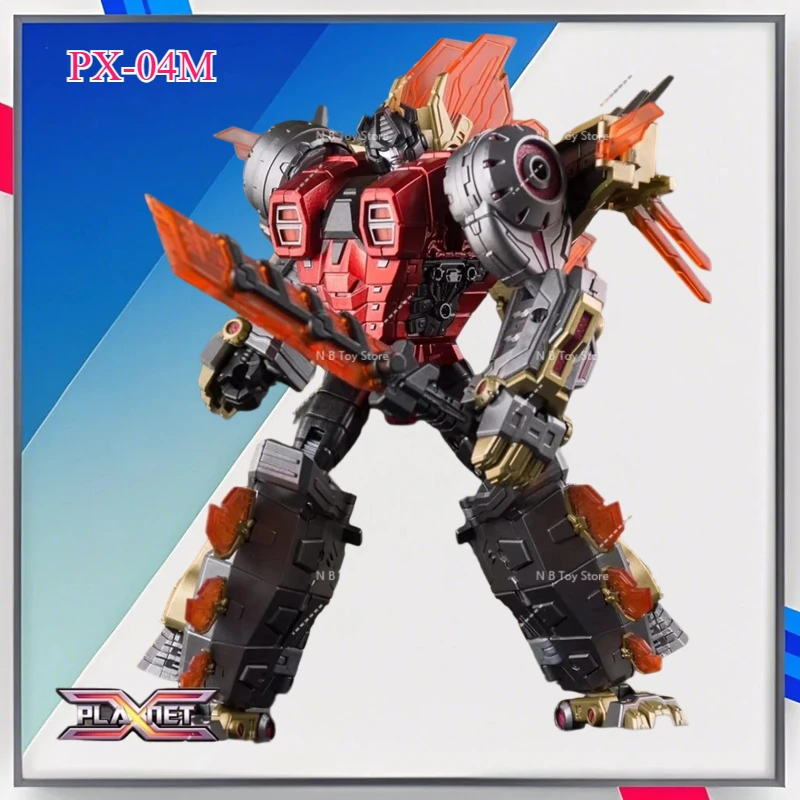 Action Character Transformation Toy Planet X PX-04M PX04M, Metallic, Snarl Summanus, Box Robot