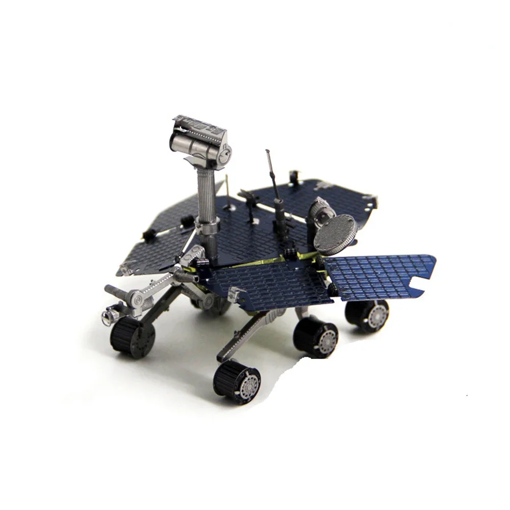 Space Exploration 3D Metal Puzzle Shuttle Hubble Space Telescope Mars Rover Model Toy for Kids Creative Jigsaw Puzzle Gift Toys