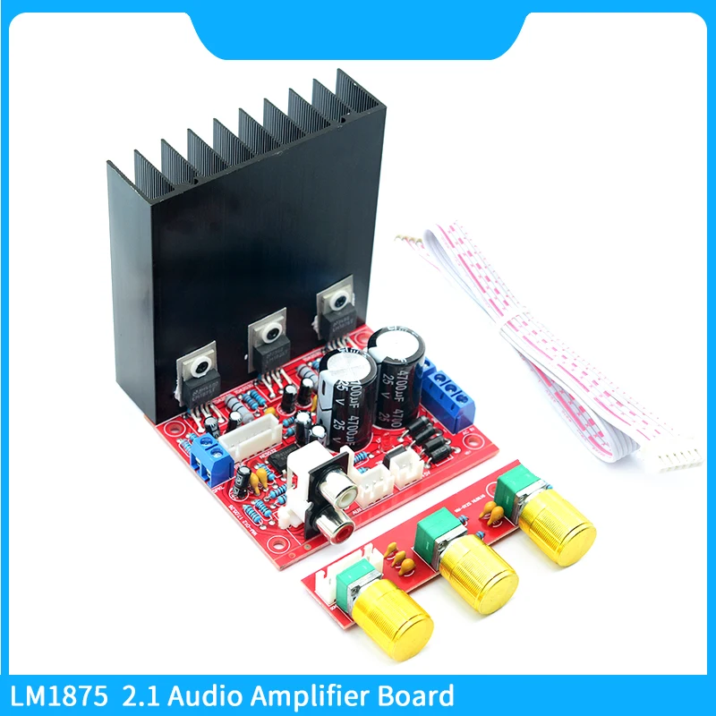 LM1875 2.1 Channels  Audio Amplifier Subwoofer 3 Channels Amplifeir Board For Home Sound System