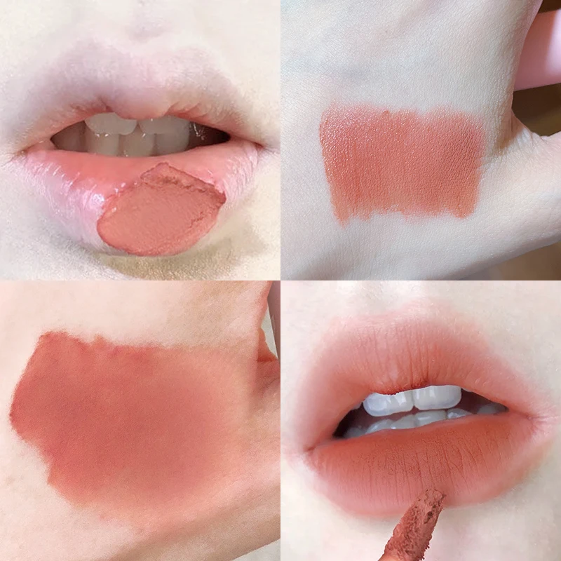 Strawberry Lip Gloss Moisturizing Lip Tint Long Lasting Lipstick Waterproof Lips Stick Cosmetics Make up For Women Maquillajes