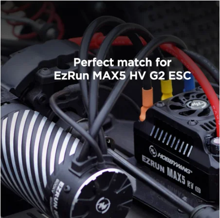 Hobbywing EZRUN Max5 HV G2 250A 6-12s Brushless Sensored ESC   EzRun 56118 SD G2 650KV 800KV 1100KV Motor For 1/5 Buggy Car