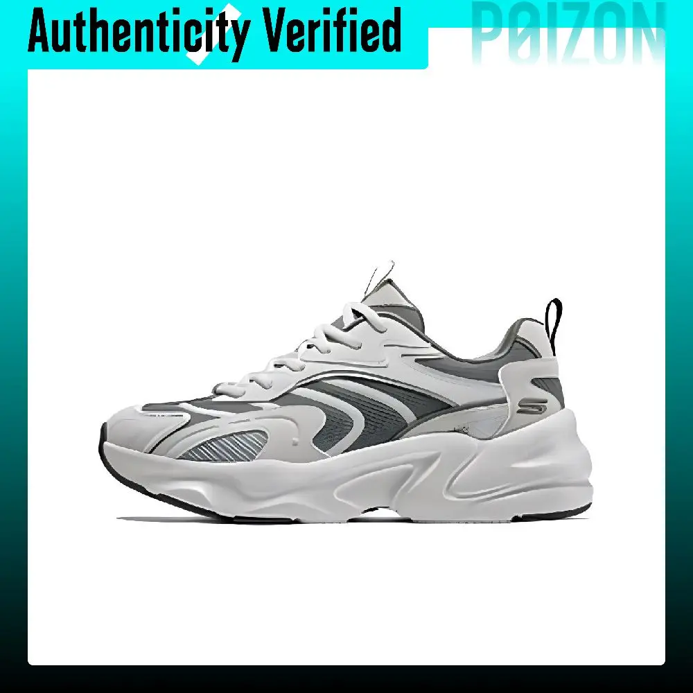 Skechers BOBS BAMINA 2 Synthetic Leather, Textile Low top Chunky Sneakers Men's White Gray 118326-WGY
