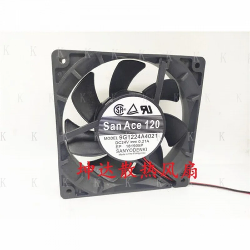 

C FOR Sanyo 9G1224H4021 12025 24V 0.21A silent inverter cooling fan