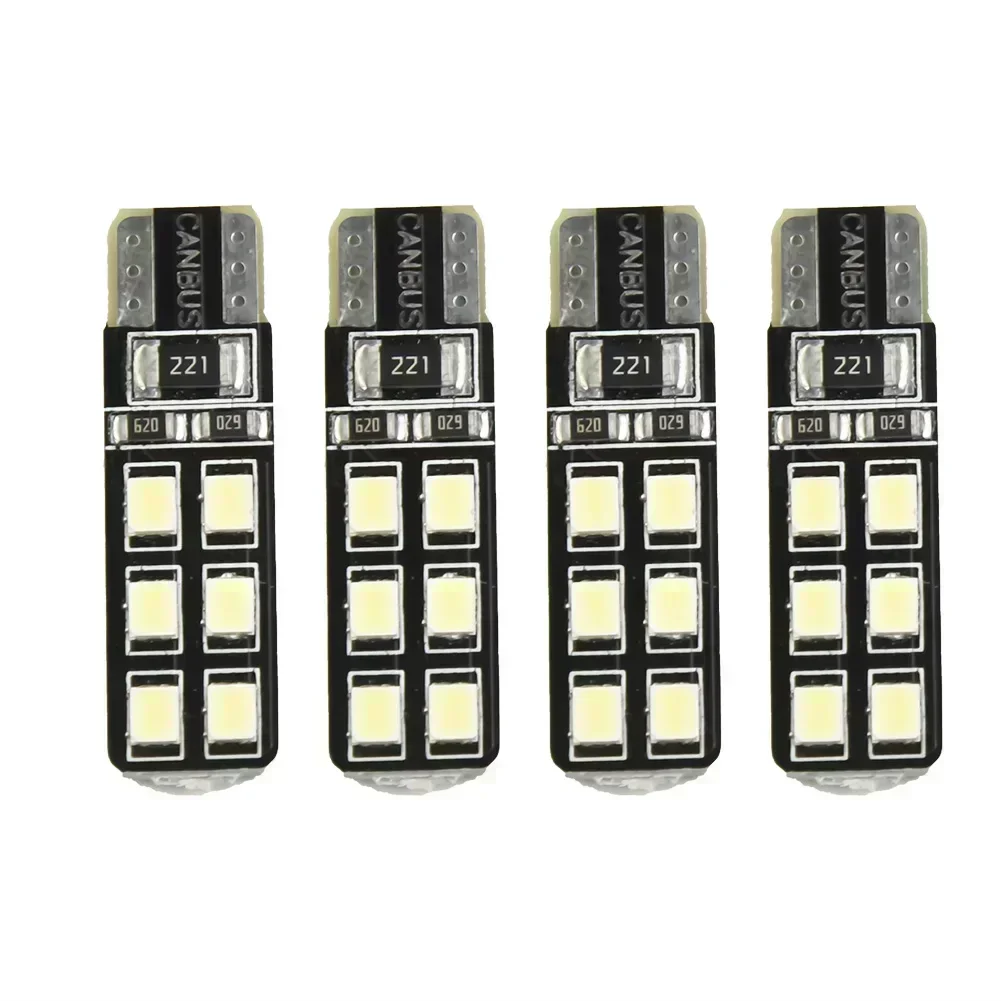 4 Pcs DC12V Error-Free LED Bulb Eyebrow Eyelid Light Lamp For Mercedes-Benz W204 C300 C350 6000K White Accessories For Vehicles