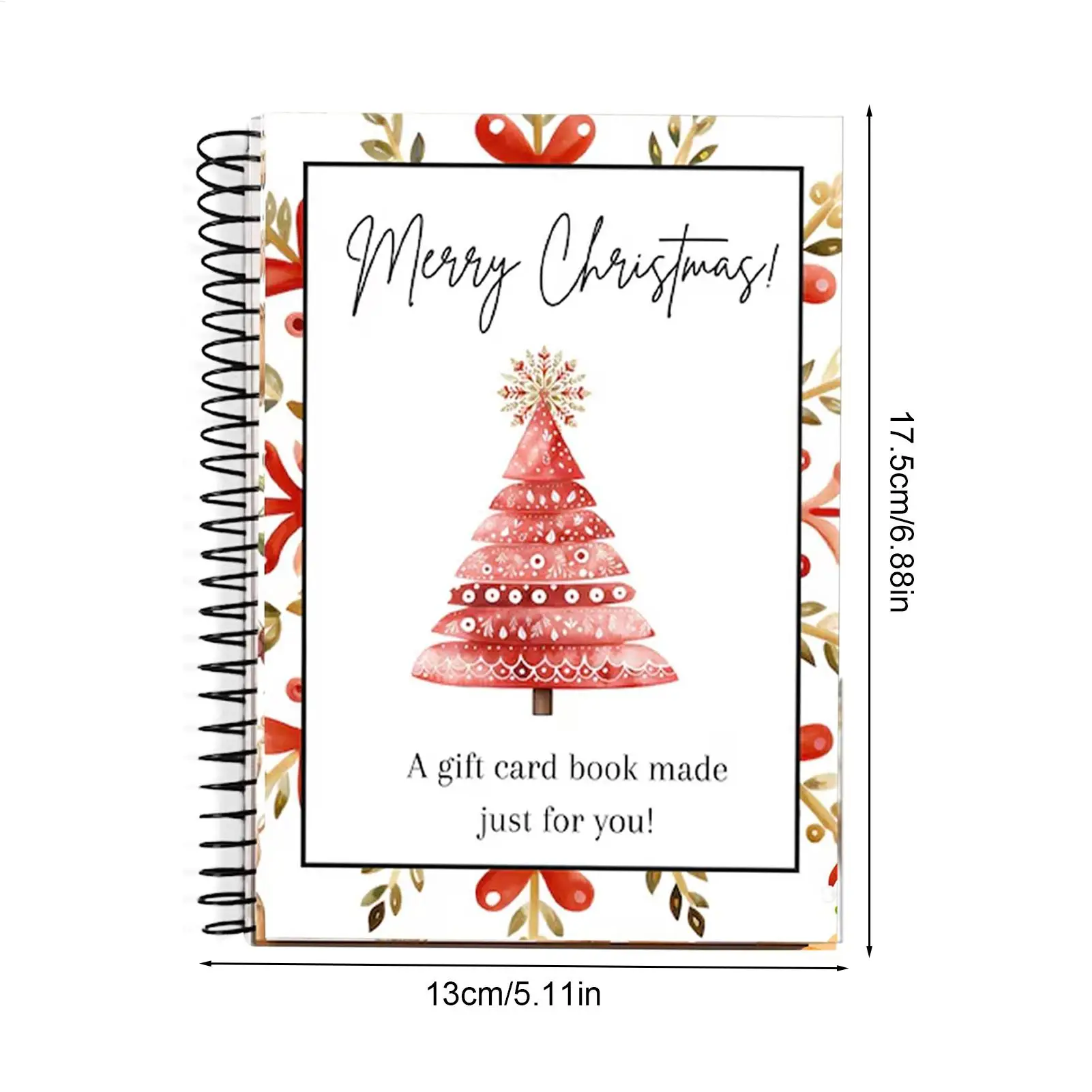 Weihnachtskarten-Buchhalter-Organizer Festliches Aufbewahrungsalbum für Weihnachtsgeschenke, Feiern, Schule, Zuhause, Familien-Andenken, Sammelalbum – Detail 9