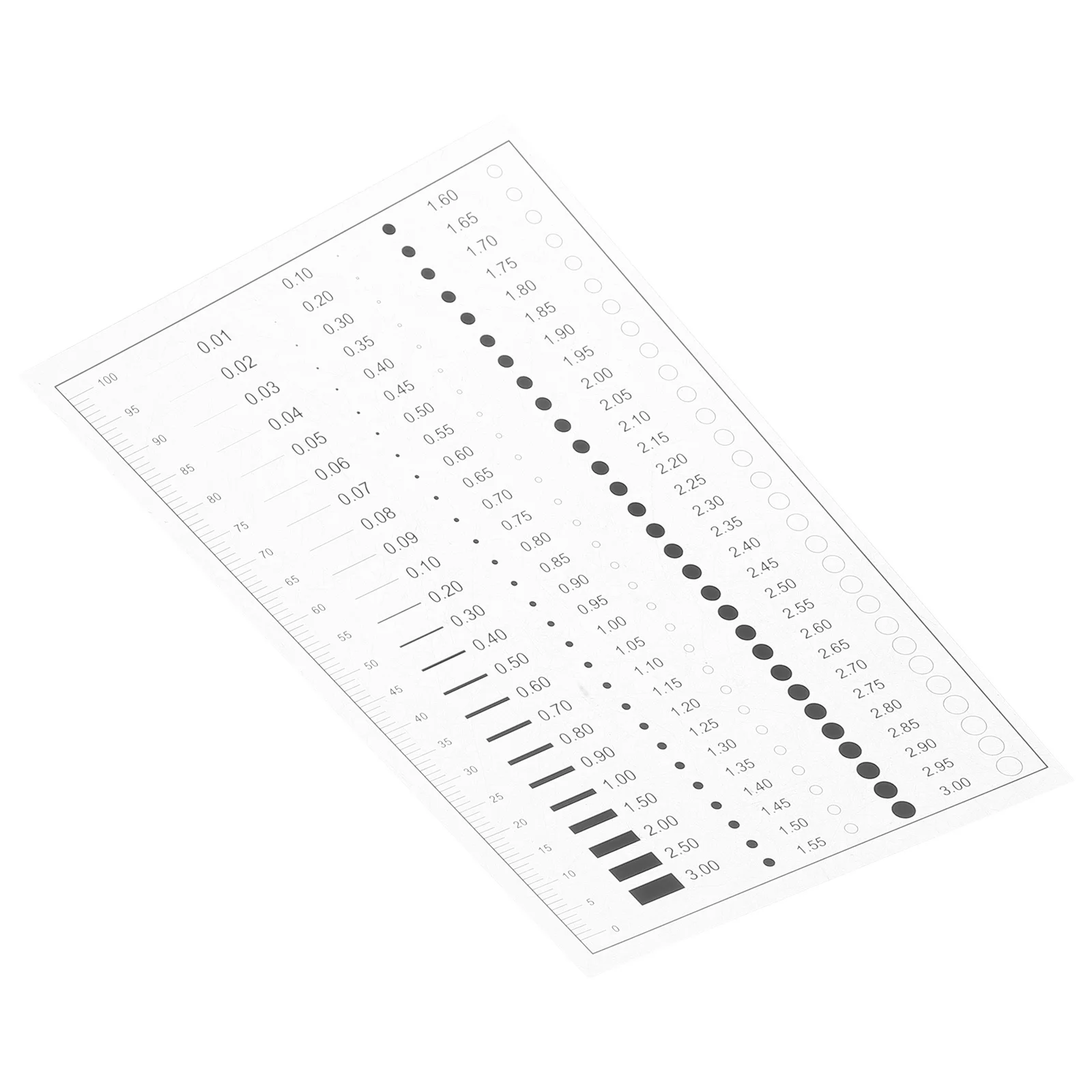 كشف العيوب قياس خط عرض عيوب أداة قياس خط دقيق عيب حاكم خدش الكراك قياس فيلم قياس #4