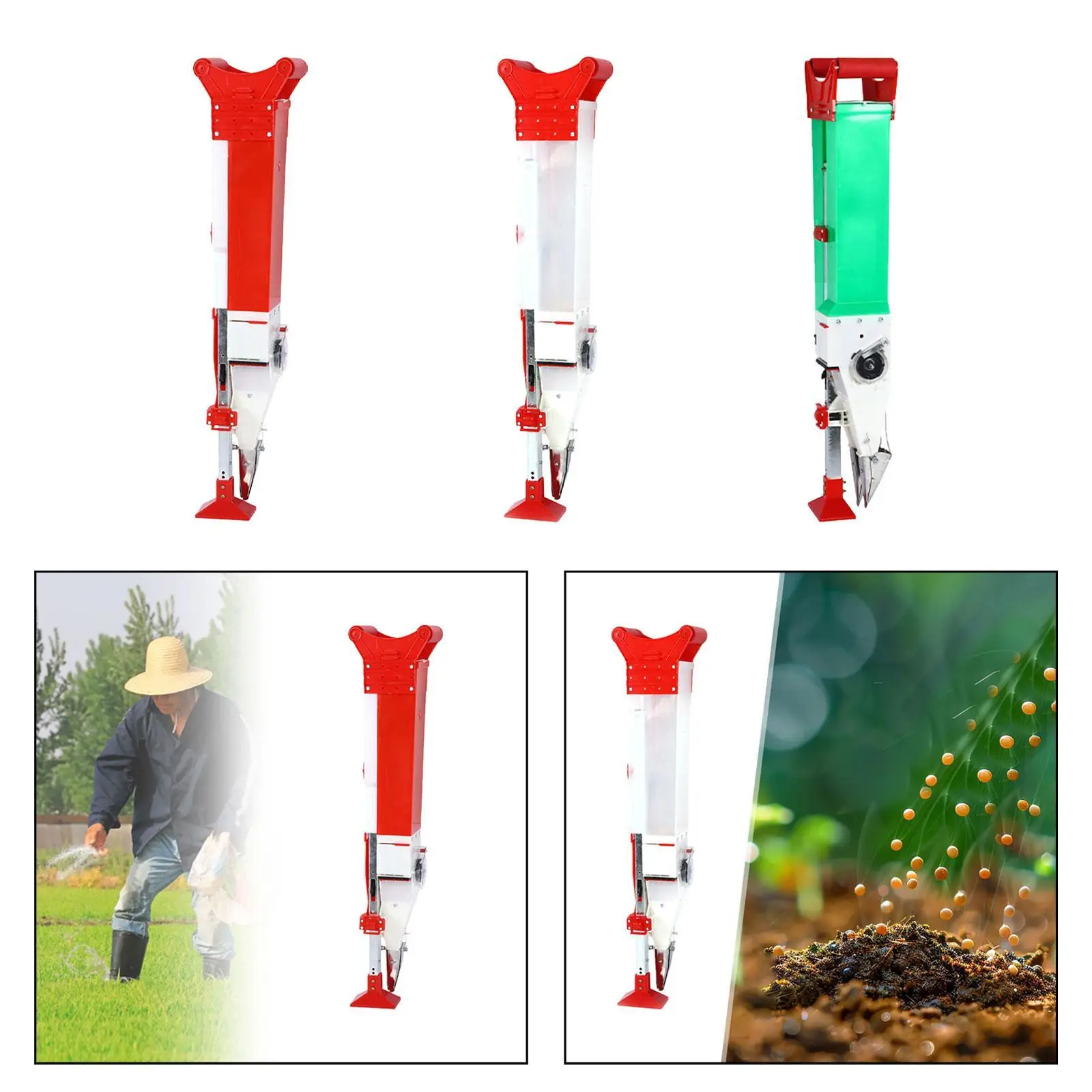 Household Corn Peanut Seeder Garden Push Seeder Seeding Machine