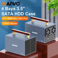 MAIWO 4 Bay Hard Disk Cabinet Array Box with Raid 3.5\