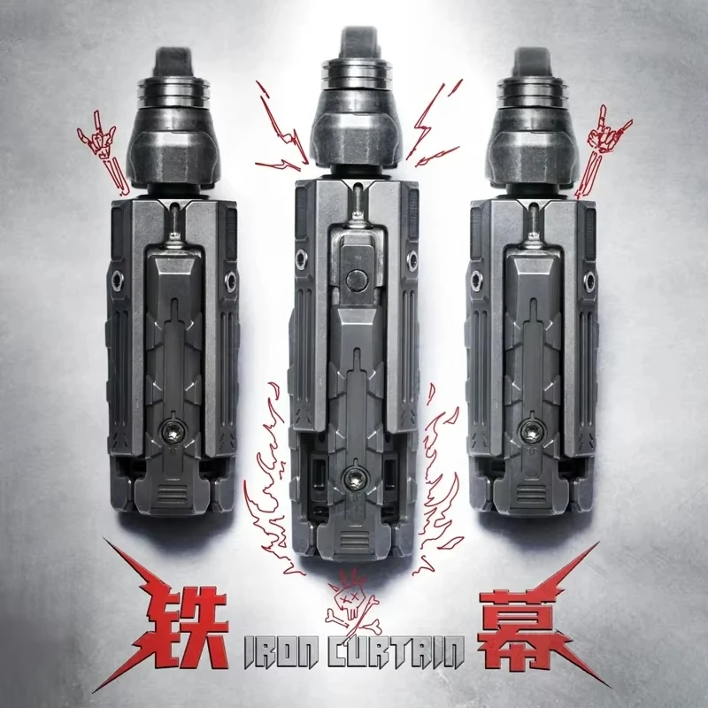 

Iron Curtain Tooth Nail Machine Soul Linkage Metal Mechanical Hand Feel Magnetic Push Bullet Decompression Toy Gift