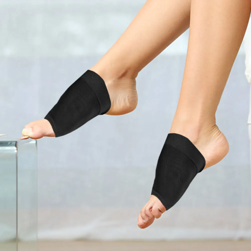 Plantillas de soporte para arco, almohadillas antideslizantes para pies, transpirables para pies planos, ropa deportiva para oficina, herramientas para el cuidado de los pies, cojín para arco, 1 par