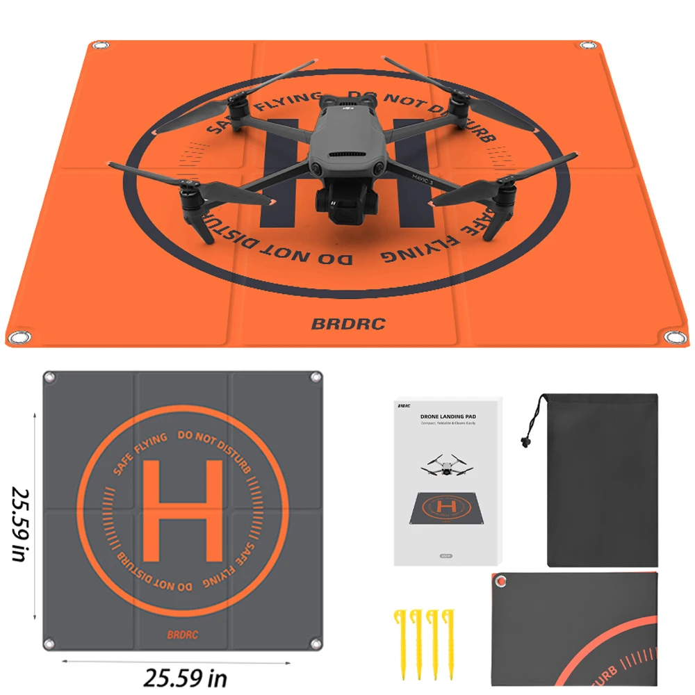 landing-pad-for-dji-mini-2-mini-3-pro-mavic-3-pro-avata-fpv-phantom-sjrc-f11-drone-foldable-waterproof-parking-apron-ground-nail