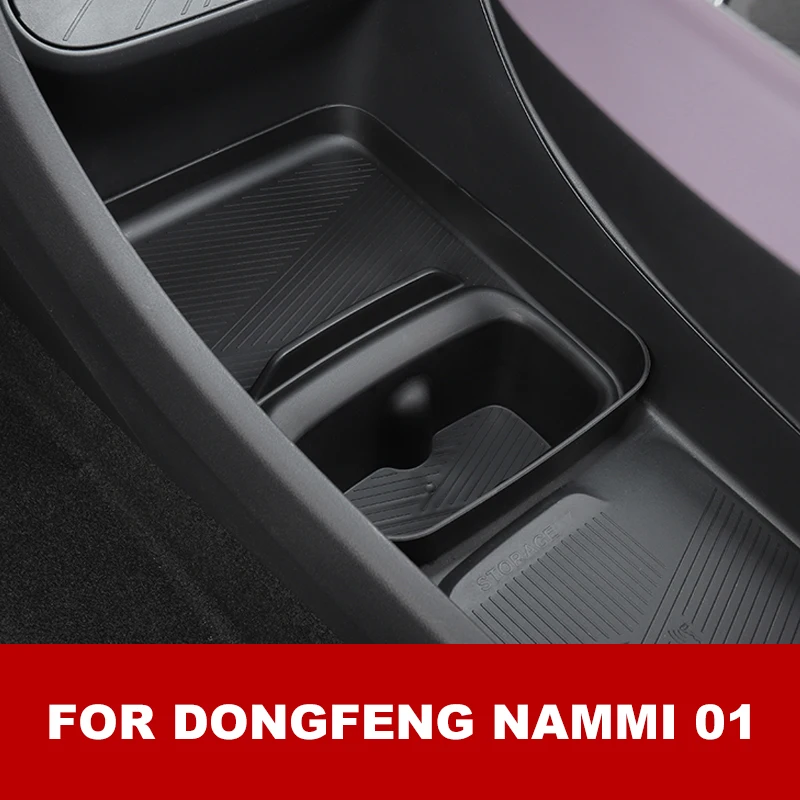 Car Water Cup For Dongfeng Nammi 01 2024 Holder Storage Box Anti-slip Pad Fixed Beverage Holder Auto Interior Accessories
