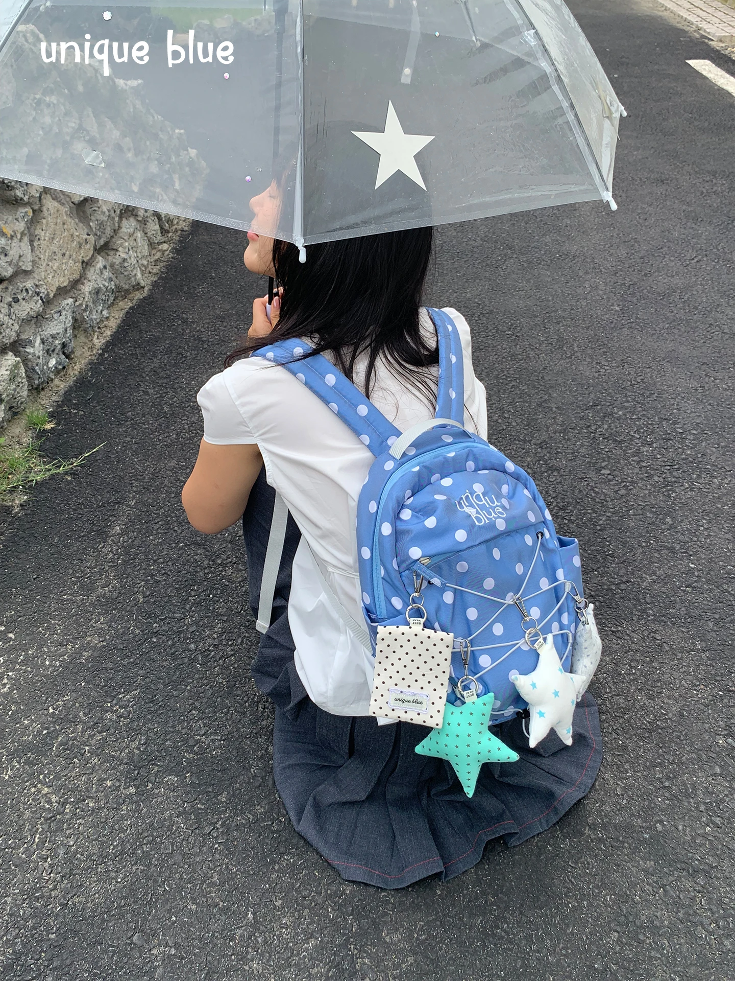 uniqueblue-mochila-con-cordon-de-estilo-coreano-diseno-de-lunares-color-a-juego-bolso-de-hombro-de-viaje-para-mujer-mochi