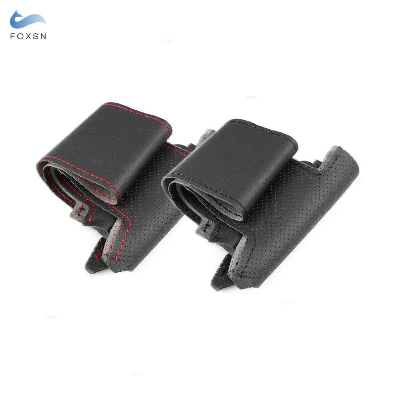 Car Steering Wheel Cover Perforated Leather For BMW M Sport 1 2 3 4 5 6 Series F20 F21 F22 F30 F10 F12 F48 X1 X3 X5 X6 M2 Coupe