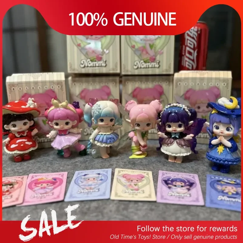

Genuine Nommi Nuomi'S Small World Series Blind Box Cute Desktop Ornamen Nommi Hand Peripheral Gifts Action Figure Model Kids