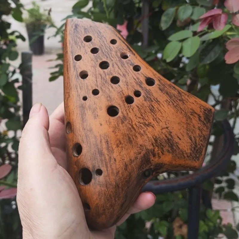 Triple Ocarina Alto C Professional Ocarinas Sound Healing Adult 21 Hole Ocarinas Flute Beginner Playing Xun Musical Instrument