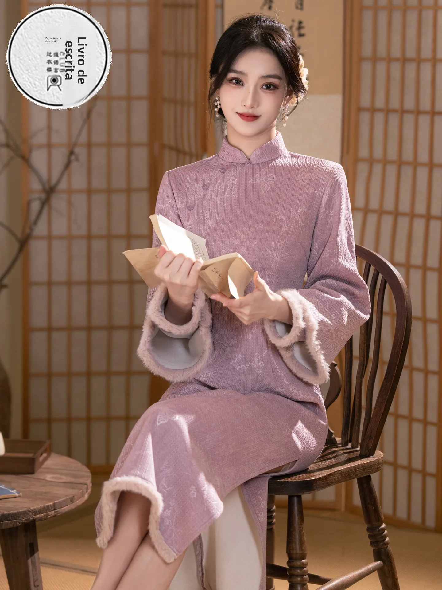 ele-minceur-chinois-sle-dr-usage-quotidien-confortable-fibre-de-polyester-longue-sve-mi-longue-couleur-pure