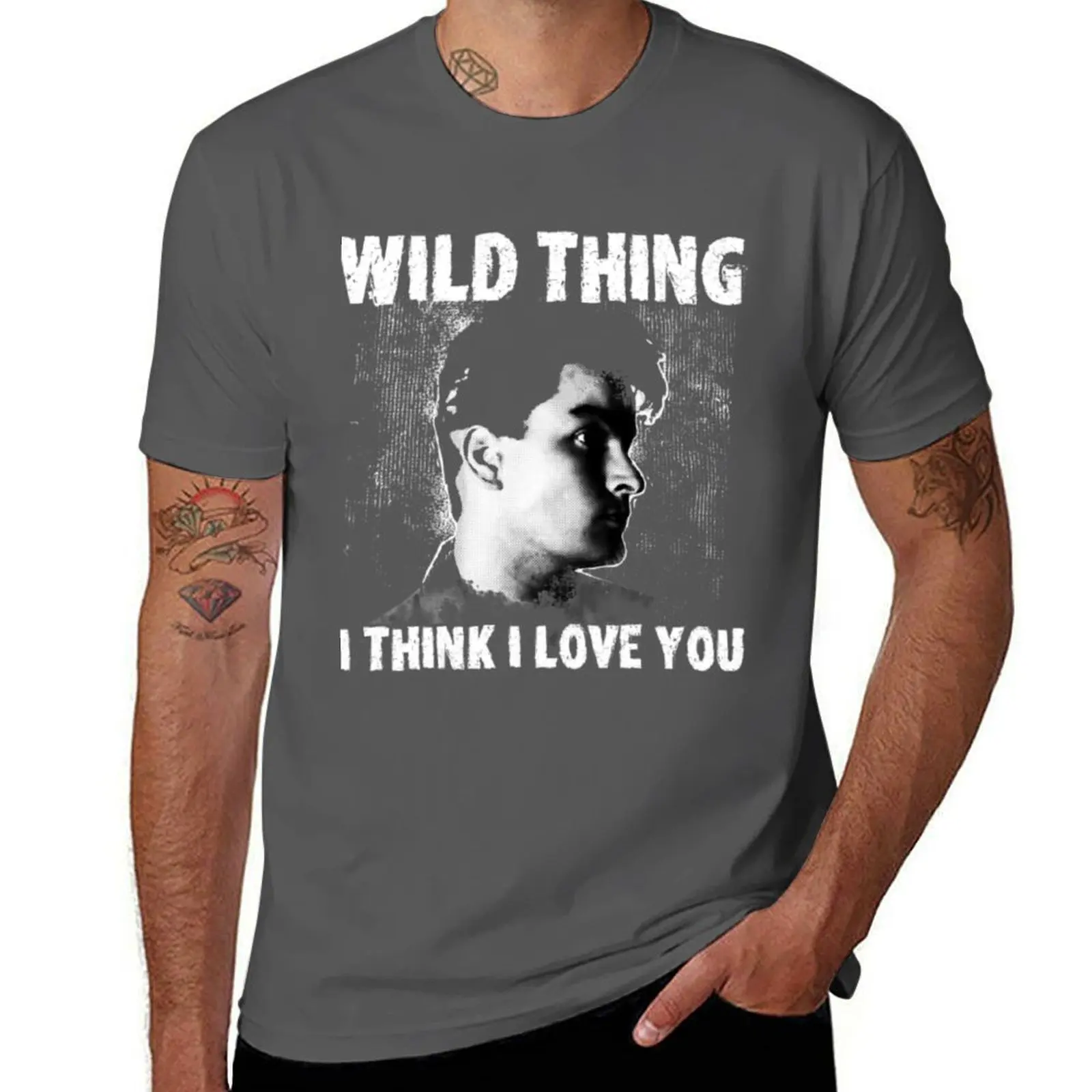 

Ricky Vaughn T-Shirt Classic Crew Neck Cotton T-Shirt