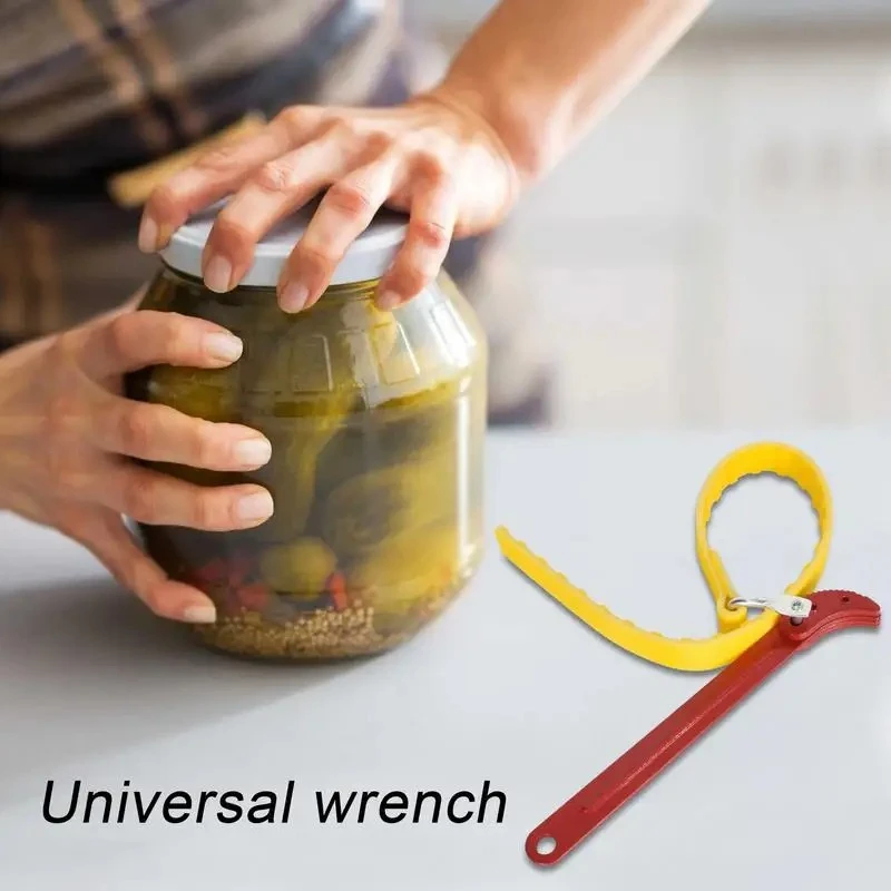 Wrench Adjustable Cartridge Oil Filter Puller Strap Spanner Multi belt Wrench Hand Tools Motorcycle Car Repair Accessories image 3