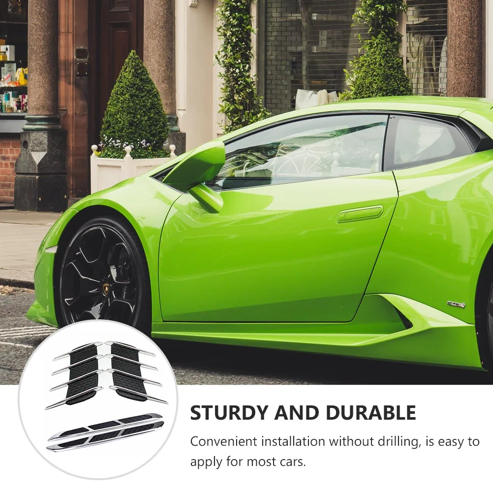 

Simulated Air Car Decoration Universal Vent Decor Engine Cover Stylish Refit Supplies Durable Premium Material